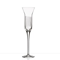 Lines crystal champagne flutes, set of 2