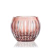 Shining Star Cranberry Crystal Tea light Votive / Vase