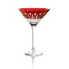 Gurasu Crystal  Martini Cocktail Crystal Glass, Ruby, Single