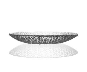 Bomma Bubbles Medium Crystal Plate, 27cm - Gurasu Crystal