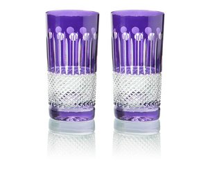 Violet Crystal Glasses