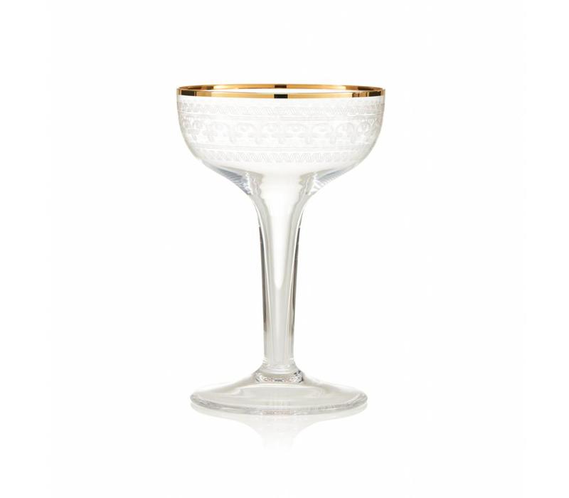 L'Oscar Vintage Coupe Glass Saucer