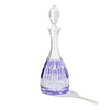 Gurasu Crystal  Birds of Paradise Lavender Crystal Decanter