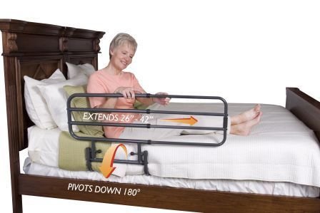 Pivot Rail Bedgreep Handgreep Bedhek Neerklapbaar pivot rail kopen in de aanbieding