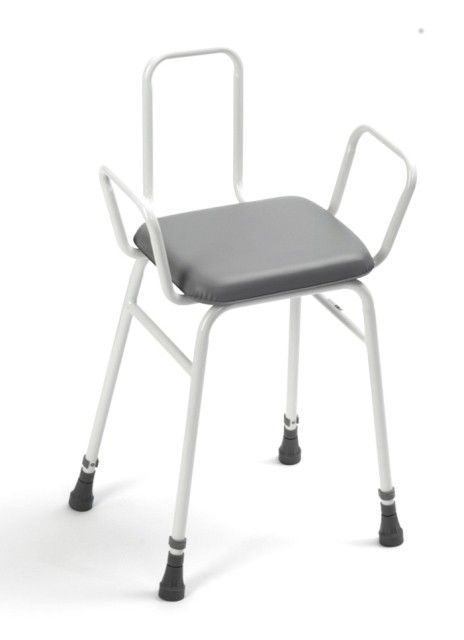 Patterson Medical Keukenkruk Met Rug Verstelbaar 59 74Cm Armleuning patterson medical kopen in de aanbieding