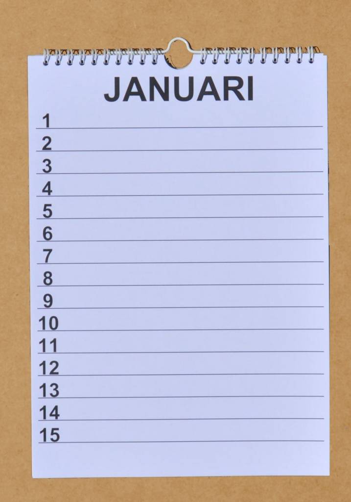 Slechtziend Verjaardagskalender A4 slechtziend kopen in de aanbieding