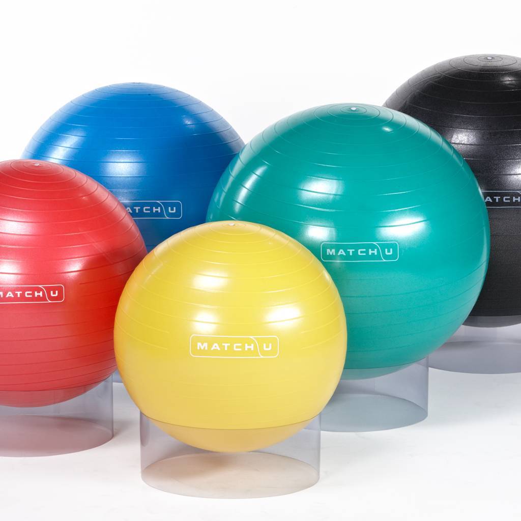 Matchu Gymbal Fitnessbal 5 Diverse Verschillende Afmetingen Kleuren matchu kopen in de aanbieding