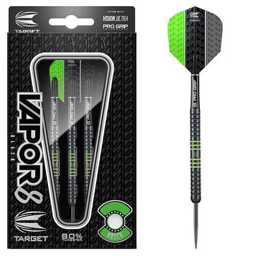 Target Target Vapor-8 Black-Green 80% - Dartpijlen