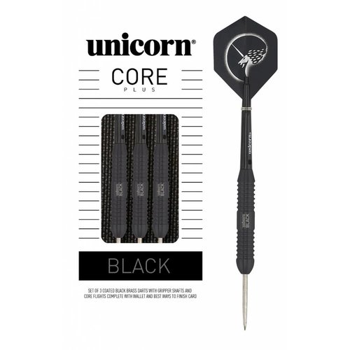 Unicorn Unicorn Core Plus Black Brass - Dartpijlen