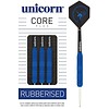 Unicorn Unicorn Core Plus Rubberised Blue - Dartpijlen