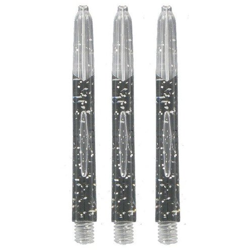 Bull's Bull's Nylon Glowlite Transparant Black - Dart Shafts