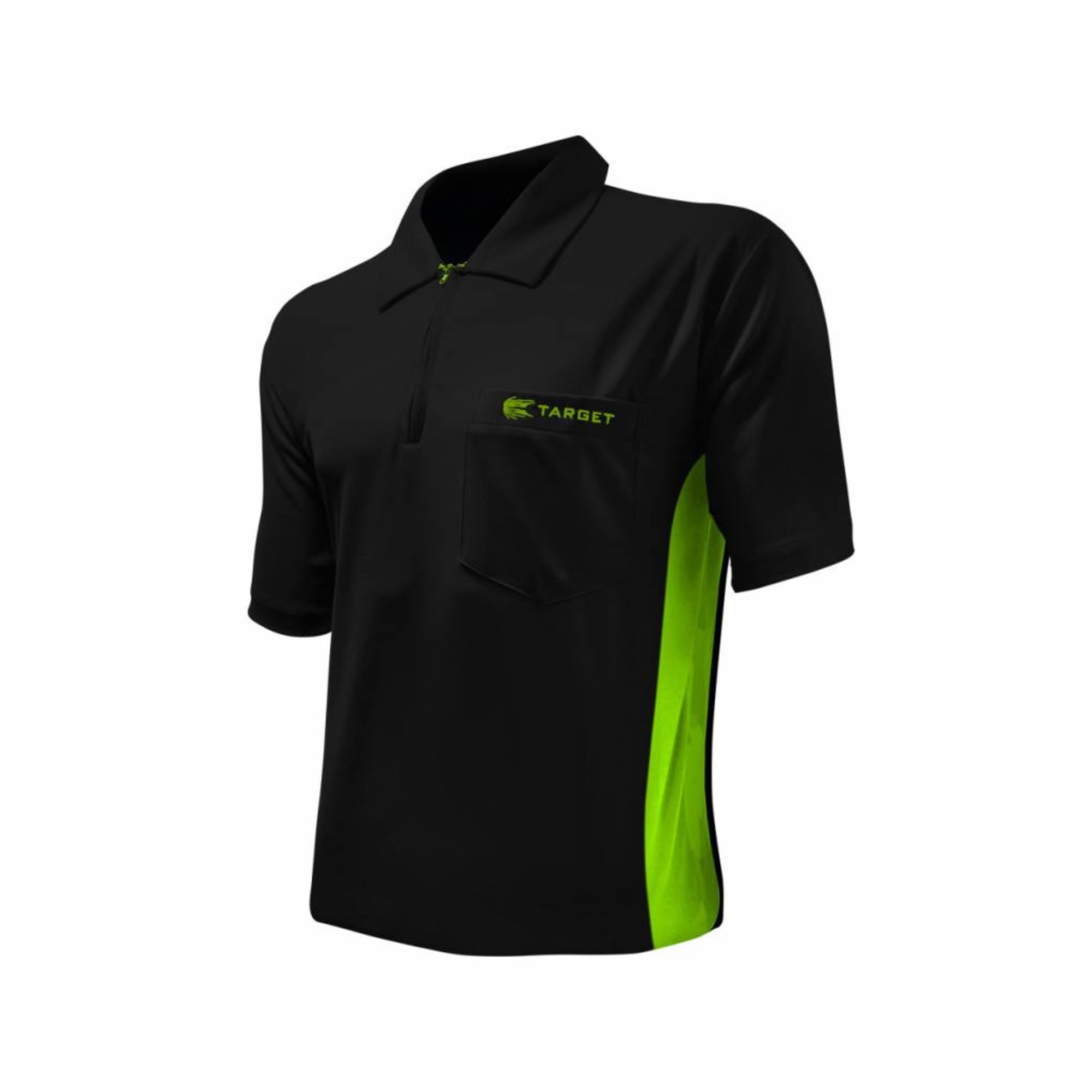 Target Cool Play Hybrid Shirt Black Green - Dartshopper.nl