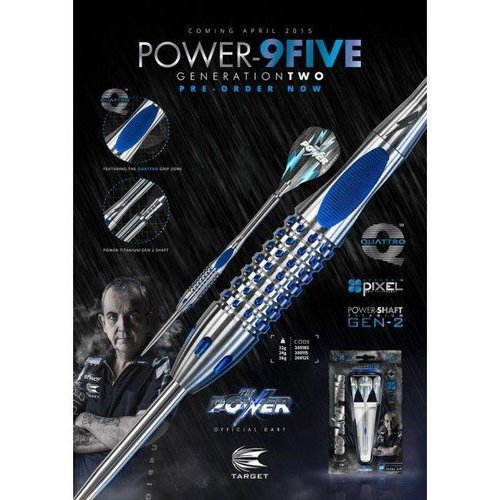 Target Target Phil Taylor Power 9FIVE Gen 2 95% - Dartpijlen