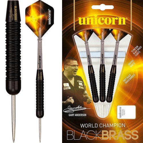 Unicorn Unicorn Gary Anderson World Champion Black Brass P1 - Dartpijlen