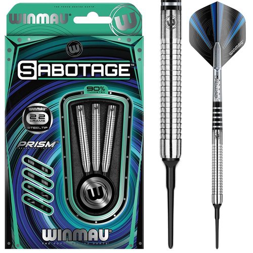 Winmau Winmau Sabotage 90% Soft Tip - Dartpijlen