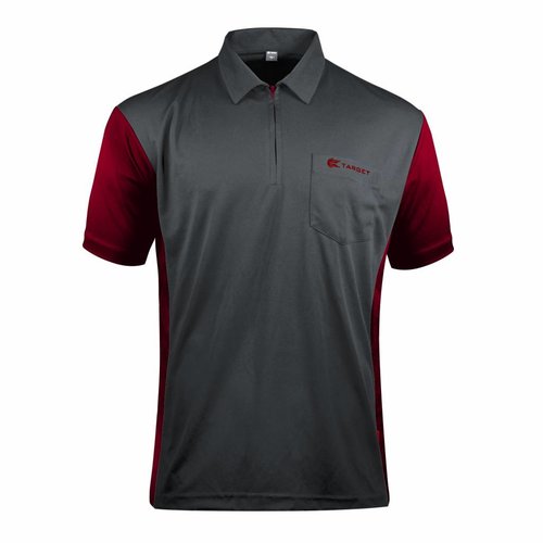 Target Target Coolplay 3 Grey & Ruby Red - Dart Shirt