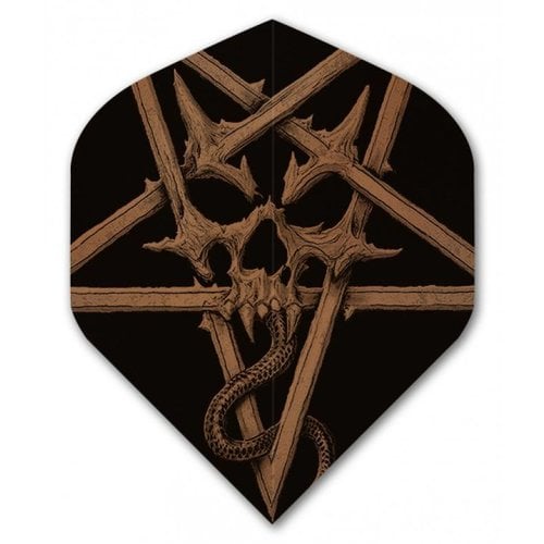 Designa Alchemy - Pentacle Skull - Dart Flights