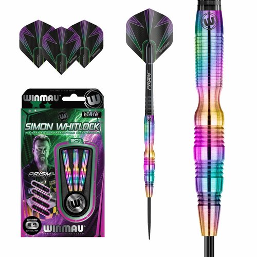 Winmau Winmau Simon Whitlock Rainbow 90% - Dartpijlen