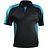 Harrows Vivid Black & Aqua Blue - Dart Shirt