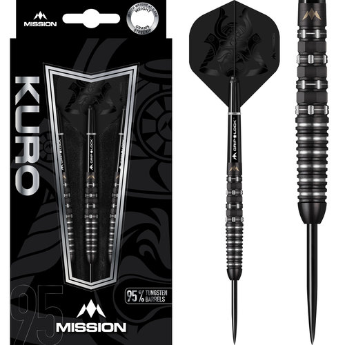 Mission Mission Kuro Black M3 95% - Dartpijlen