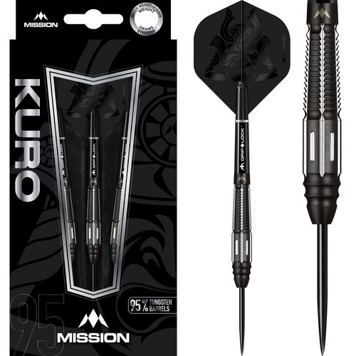 Mission Mission Kuro Black M4 95% - Dartpijlen