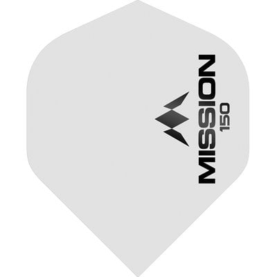 Mission Logo Std No2 - White - 150 Micron