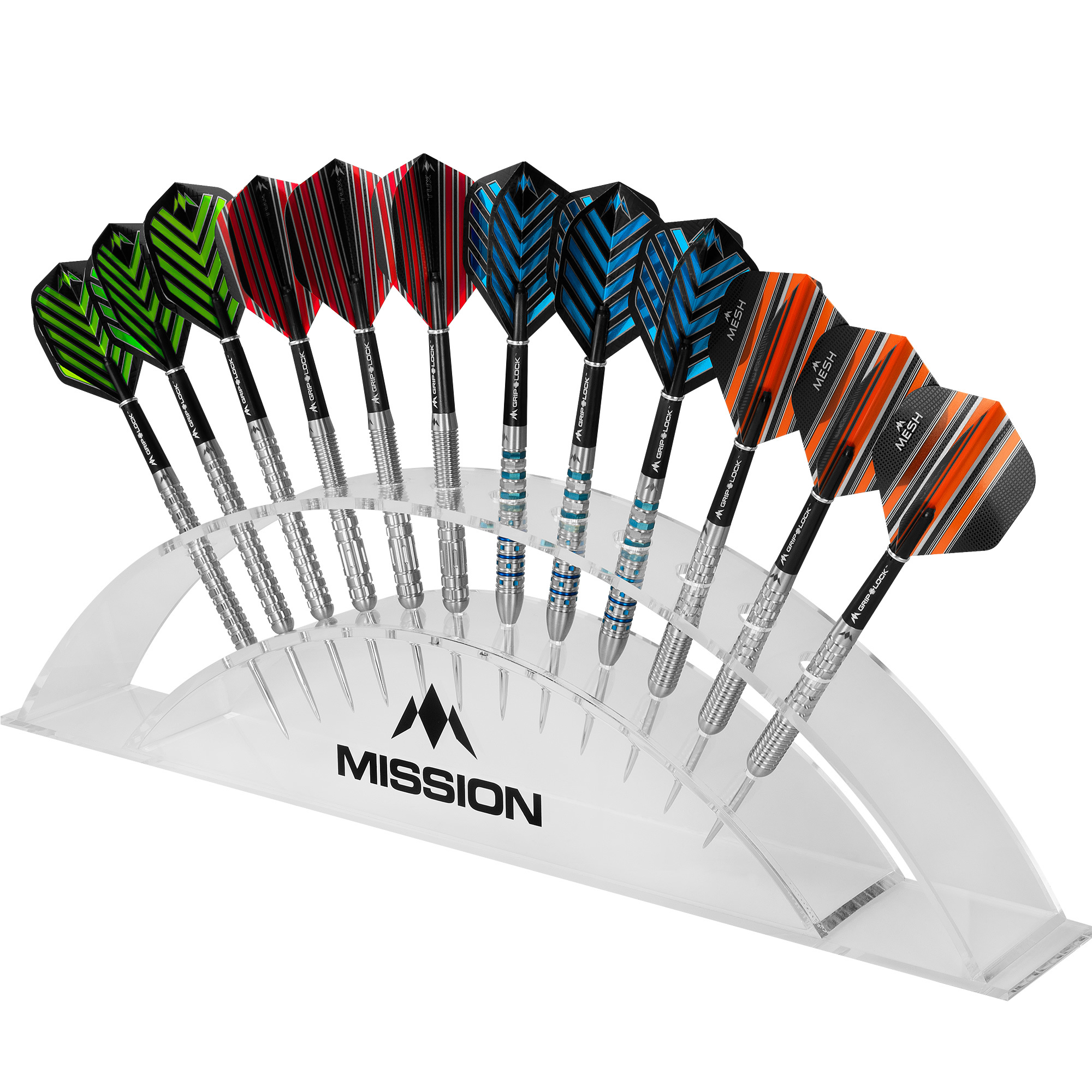 Mission Station 12 Darts Display - Dartshopper.nl
