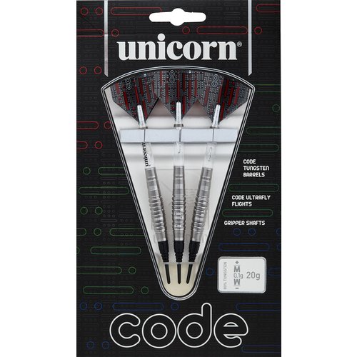 Unicorn Unicorn Code 80% Red Soft Tip - Dartpijlen