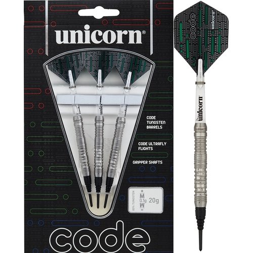Unicorn Unicorn Code 80% Green Soft Tip - Dartpijlen