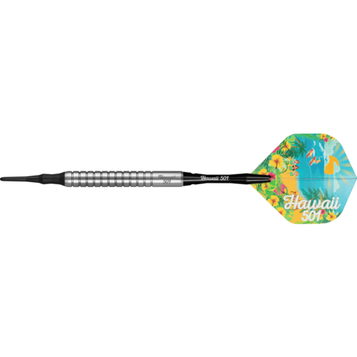 Legend Darts Wayne Mardle Hawaii 501 Silver 90% Soft Tip - Dartpijlen