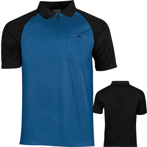 Mission Mission Exos Cool FX Black & Blue - Dart Shirt