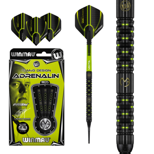 Winmau Winmau Michael van Gerwen Adrenalin 90% Soft Tip - Dartpijlen