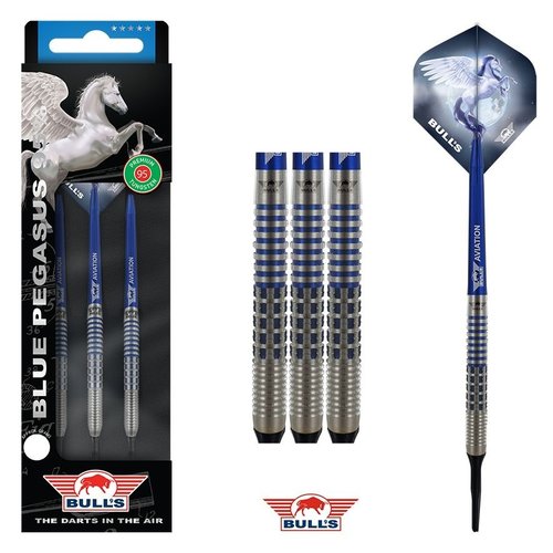 Bull's Bull's Blue Pegasus A 95% Soft Tip - Dartpijlen