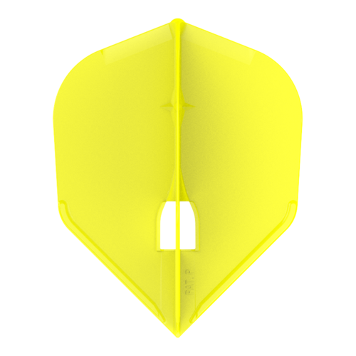 L-Style L-Style Champagne Flight L3 Shape Solid Yellow - Dart Flights