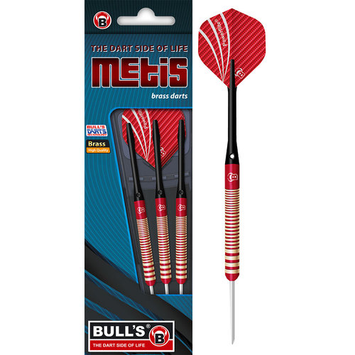 Bull's Germany BULL'S Metis Brass Red - Dartpijlen