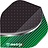 BULL'S Metrix Stripe Green - Dart Flights