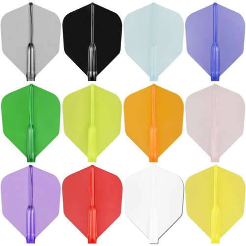 Cosmo Darts Cosmo Darts - Fit Flight AIR Clear Blue Shape - Dart Flights