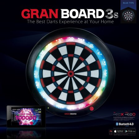 GranDarts GranBoard 3S White Smartboard - Elektronisch Dartbord