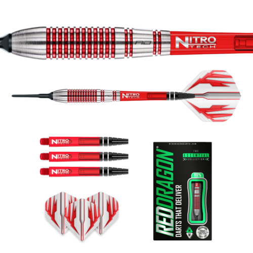 Red Dragon Red Dragon Reflex 90% Soft Tip - Dartpijlen