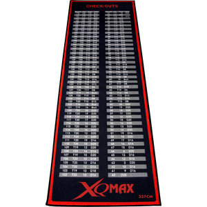 XQMax Dartmat Rood Checkout