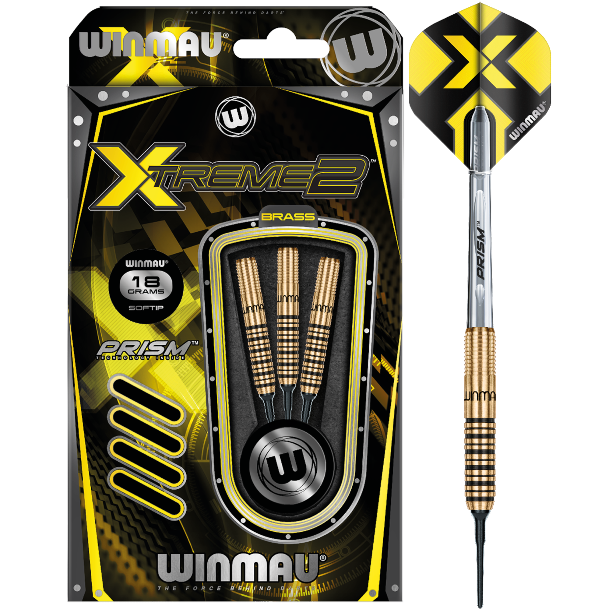 Winmau Xtreme2 1 Brass Soft Tip