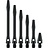 Dartshopper Aluminium Metal Black - Dart Shafts