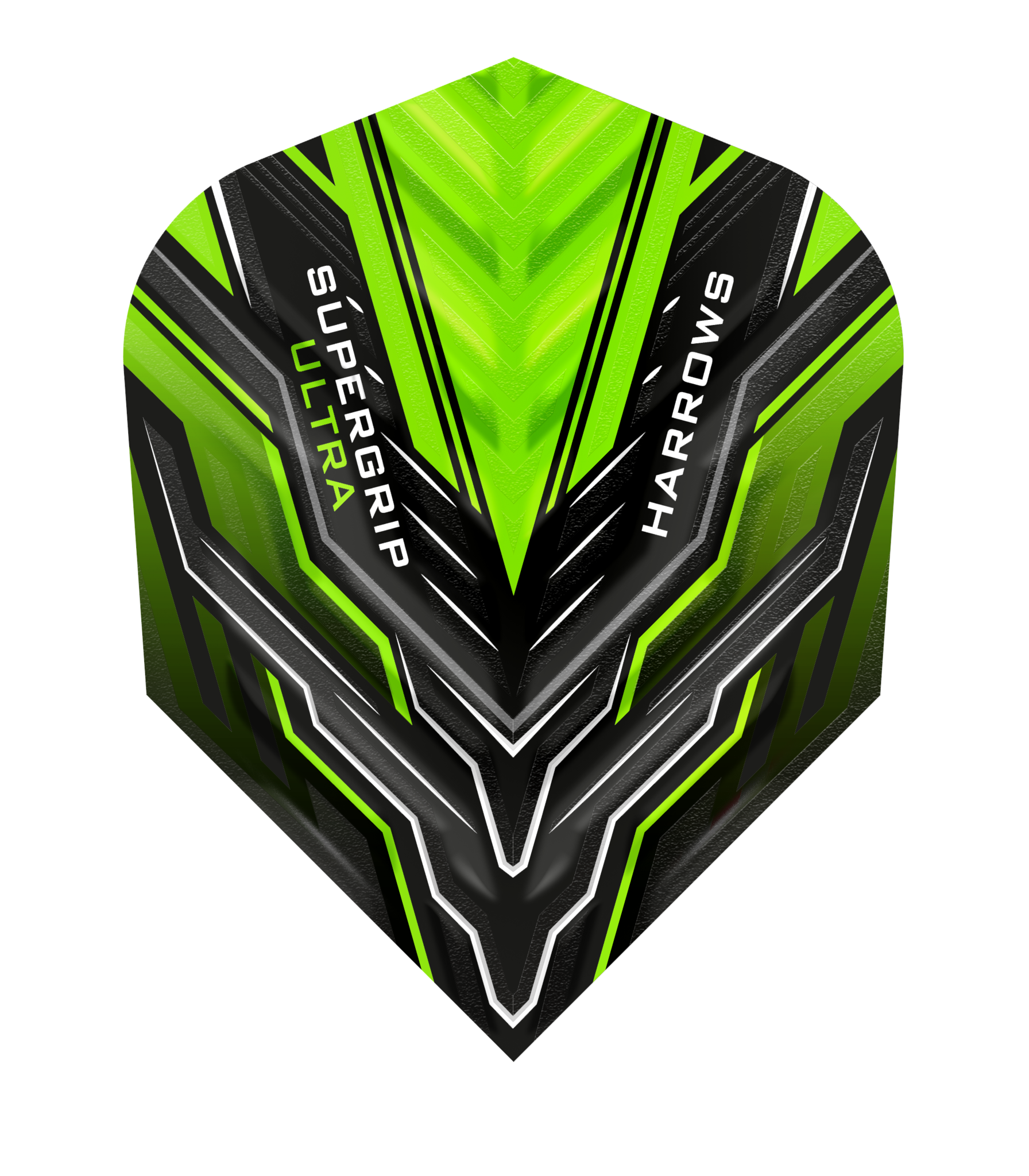 Harrows Supergrip Ultra Green Dart Flights