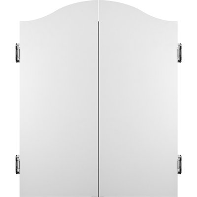 Mission Dartbord Deluxe Cabinet - Plain White