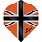 Mission Alliance-X 150 Orange & Black NO2 - Dart Flights