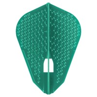 L-Style Champagne L9D Dimple Fantail Pacific Green - Dart Flights L-Style L-Style Champagne L9D Dimple Fantail Pacific Green - Dart Flights