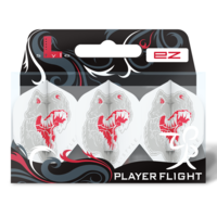 L-Style Champagne Flight EZ L1 Standard Michi Unterbuchner White - Dart Flights L-Style L-Style Champagne Flight EZ L1 Standard Michi Unterbuchner White - Dart Flights