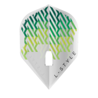 L-Style Champagne Flight L1 Standard Nico Kurz V1 Clear White - Dart Flights L-Style L-Style Champagne Flight L1 Standard Nico Kurz V1 Clear White - Dart Flights