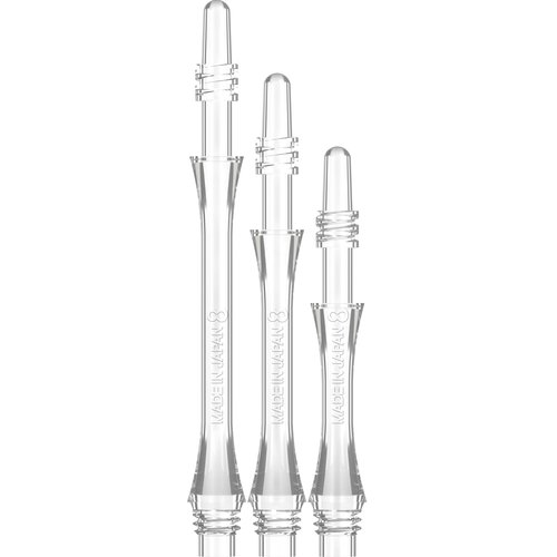 8 Flight 8 Flight Slim Clear Spin - Dart Shafts