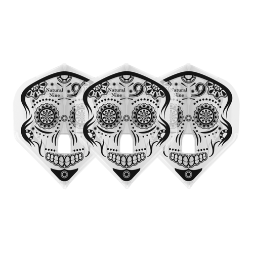 L-Style L-Style Champagne L1 Standard N9 Calavera Clear White - Dart Flights